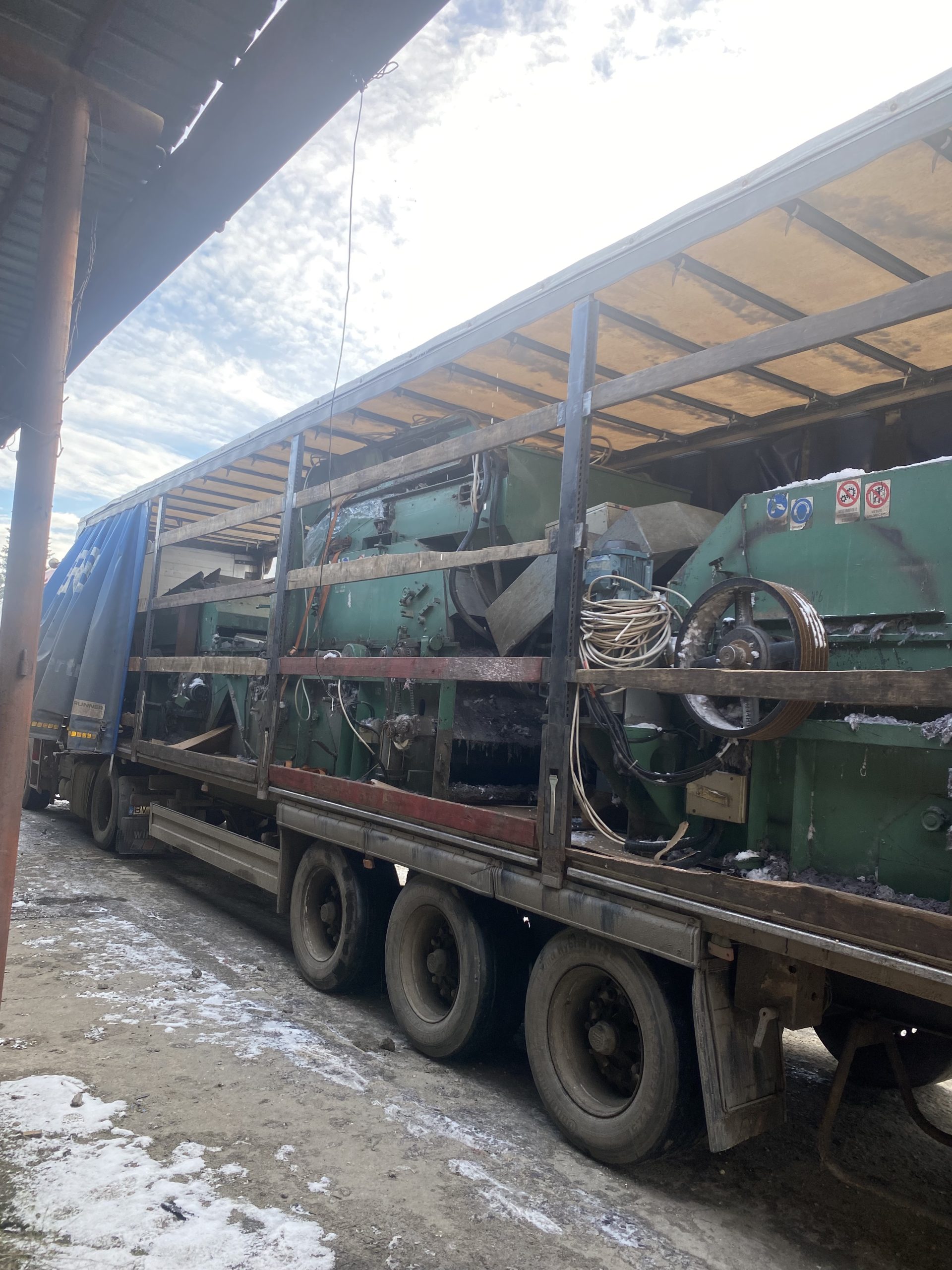 Italiana Rigenerazione 4-drum tearing machine